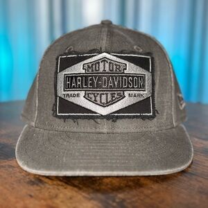 Harley-Davidson Fitted Raw Edge Patch 59FIFTY Cap